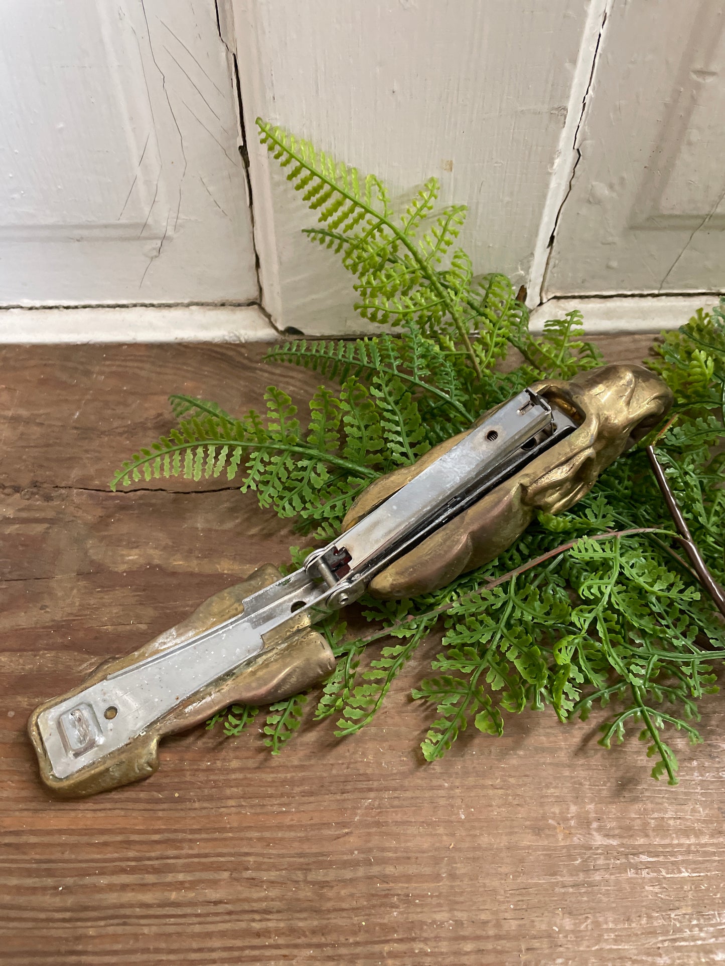 BRASS ELEPHANT STAPLER