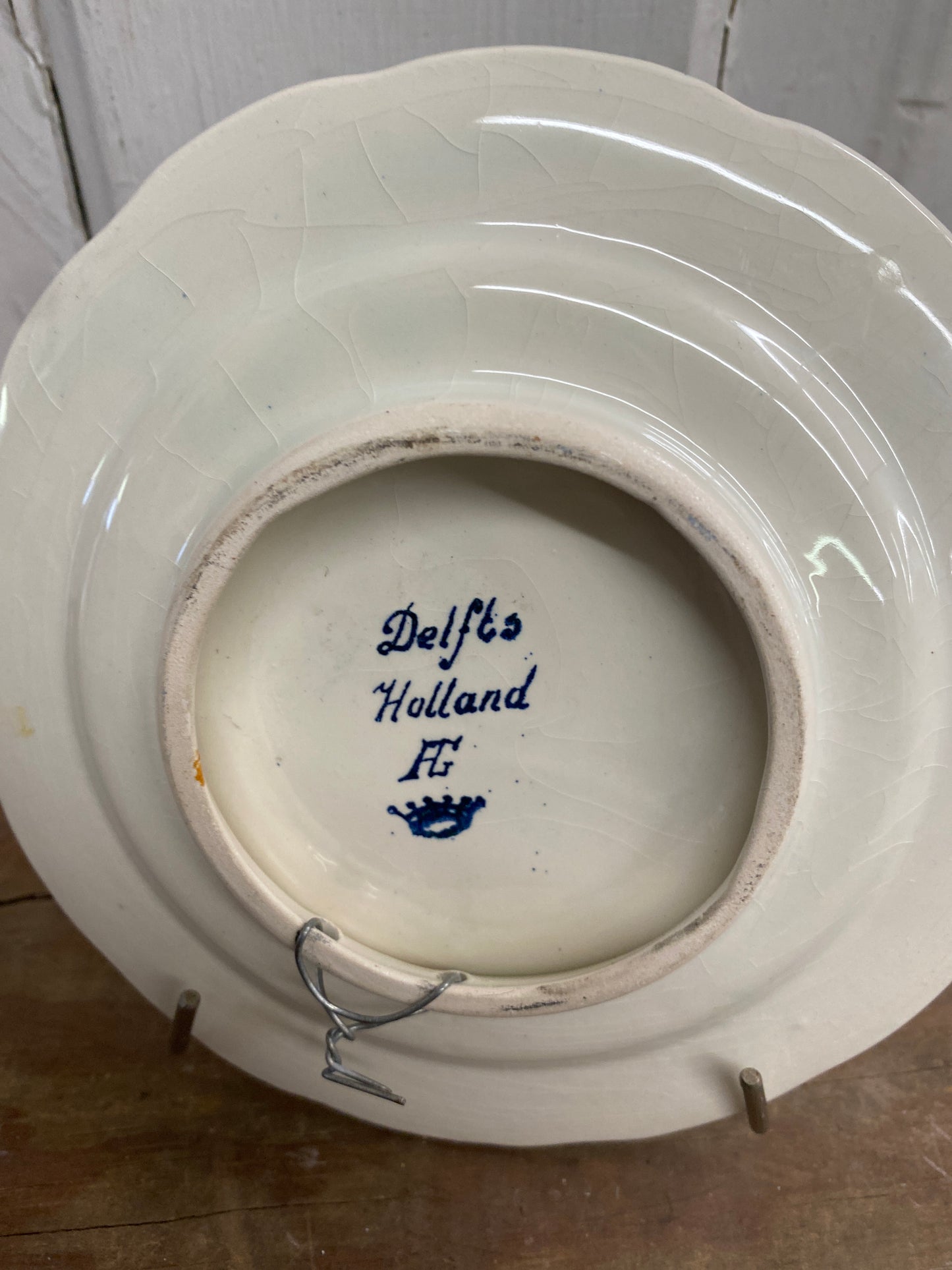 BLUE DELFT WINDMILL PLATE