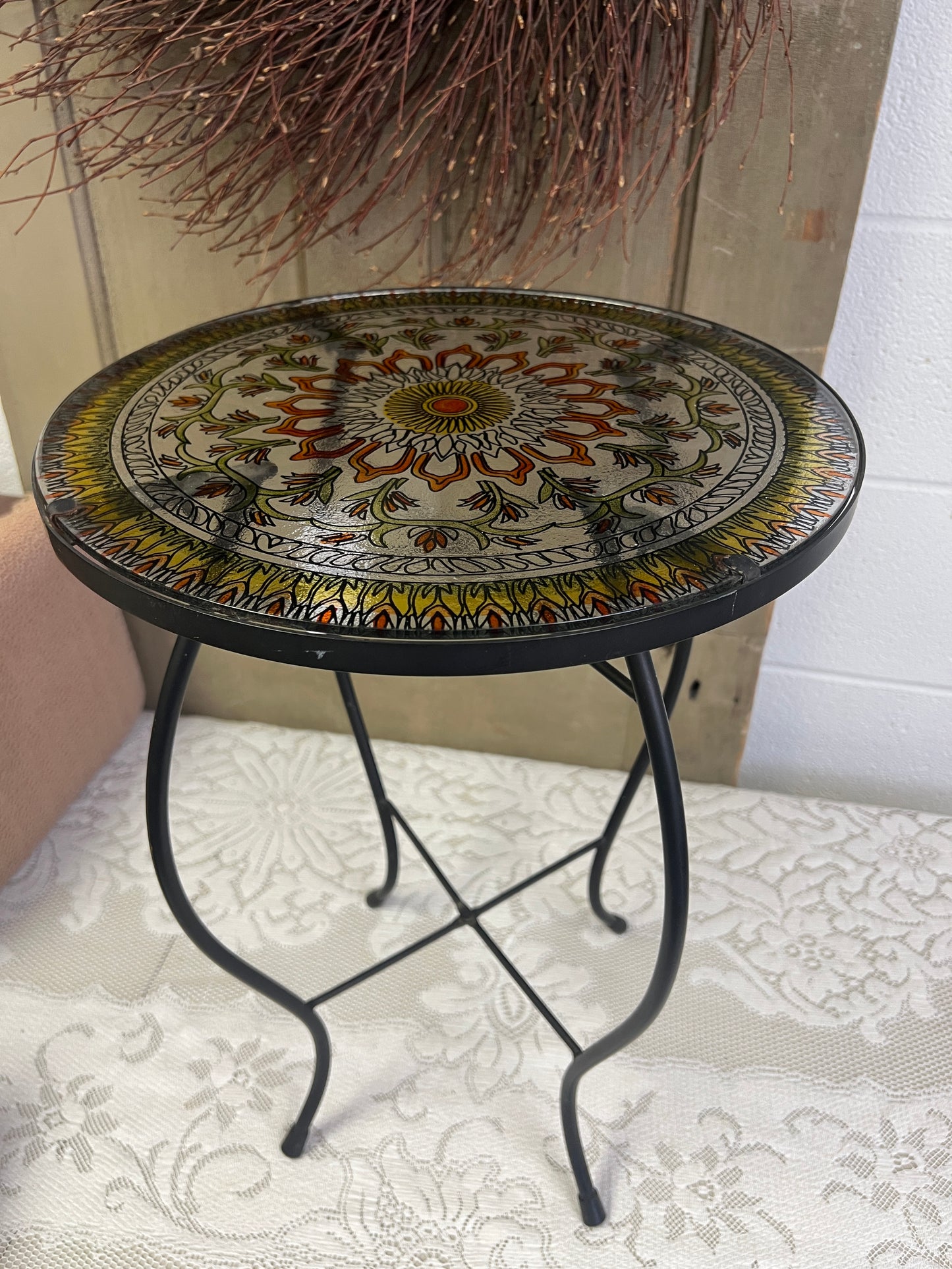 Hand Painted Patio Table
