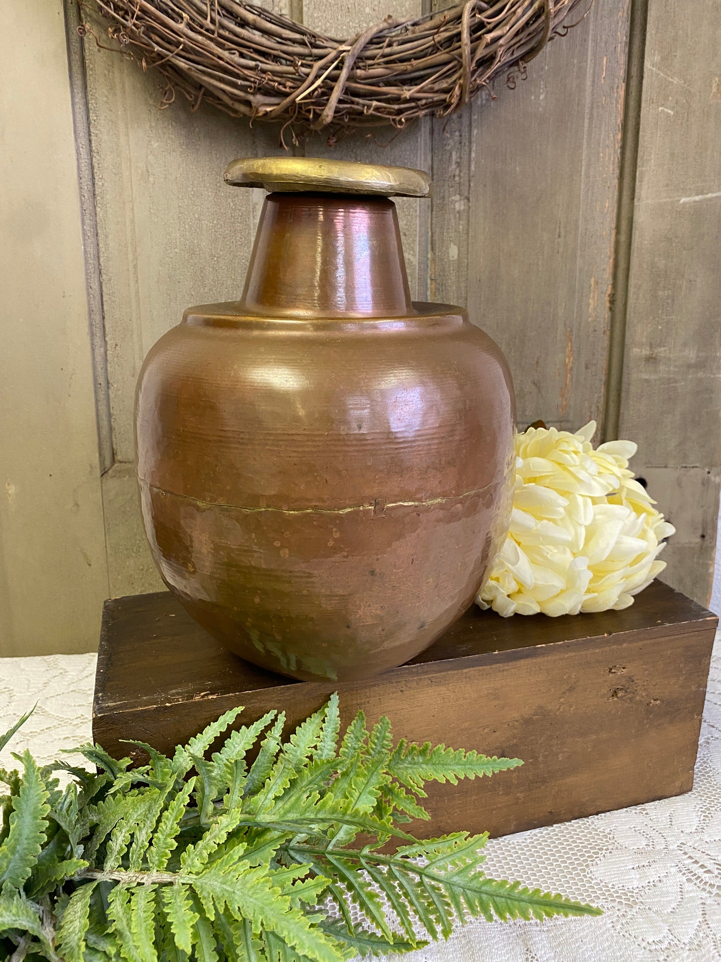 COPPER POT VASE