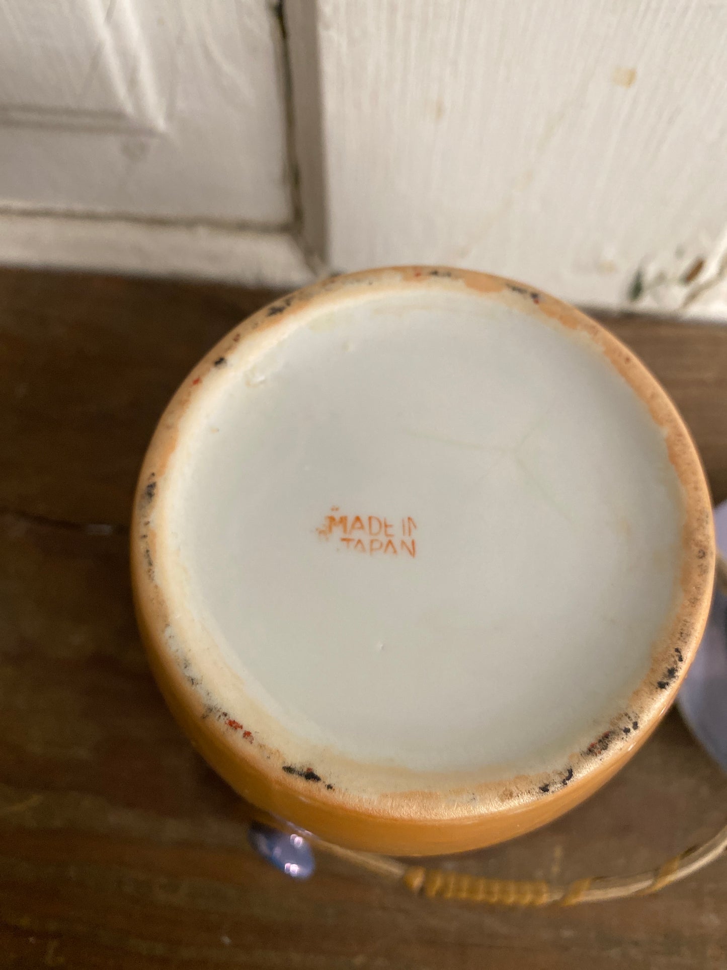 LUSTERWARE BISCUIT JAR JAPAN