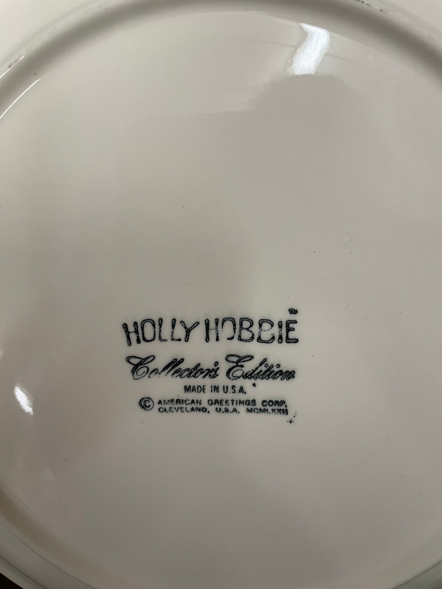 HOLLY HOBBIE PLATE