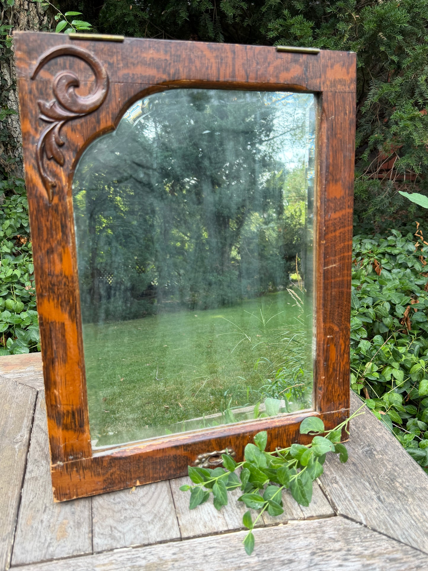 OAK MIRROR DOOR