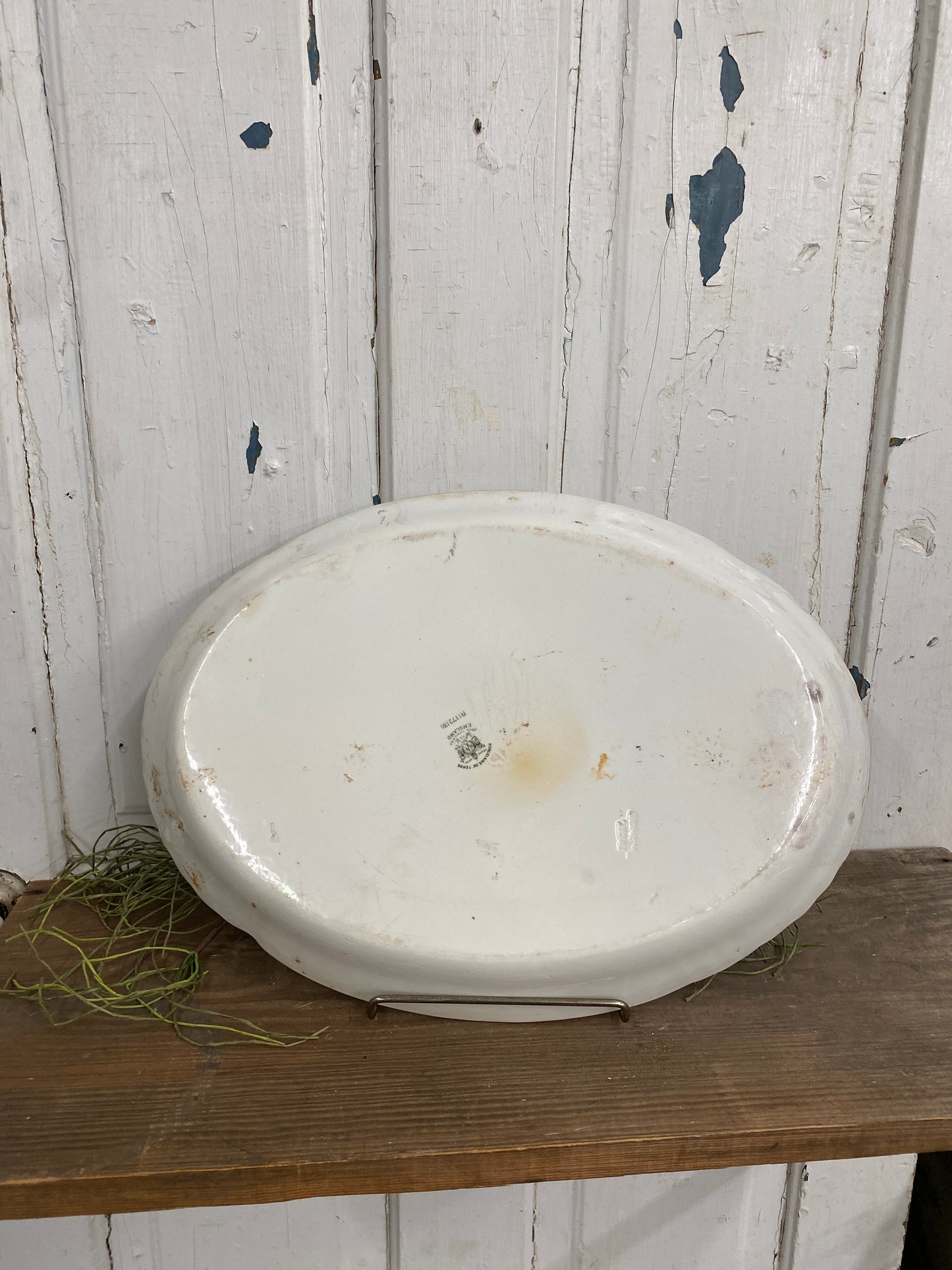 LARGE ENGLISH PORCELAIN PLATTER