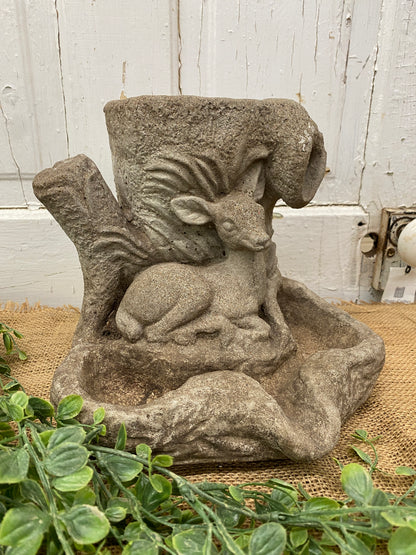 CONCRETE FOUNTAIN PIECE FAWN
