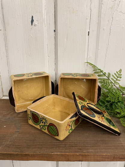 STACKING TRINKET BOX WITH LID