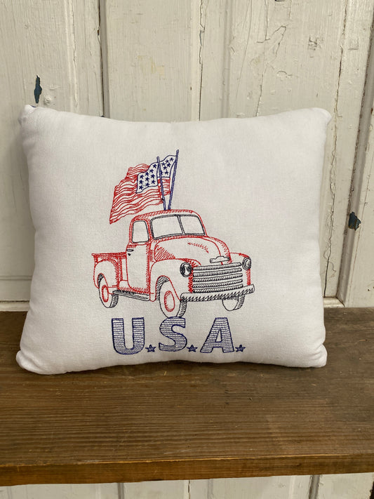 USA TRUCK PILLOW