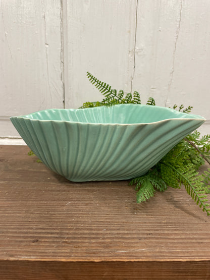 SHAWNEE POTTERY GREEN DISH