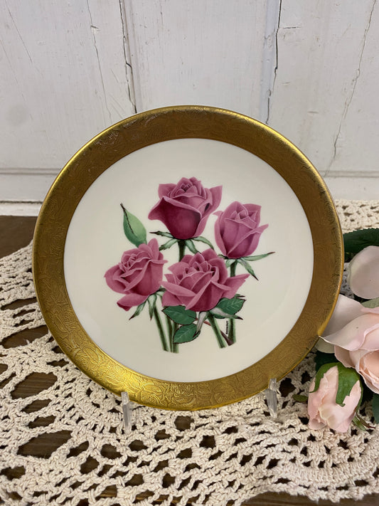 AMERICAN ROSE SOCIETY PLATE - WINSOME