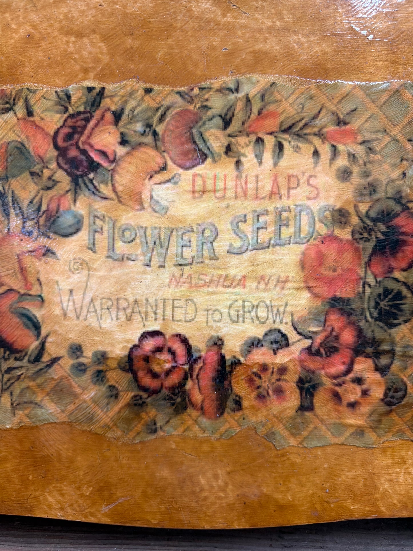 SEED LABEL REPURPOSED BOX