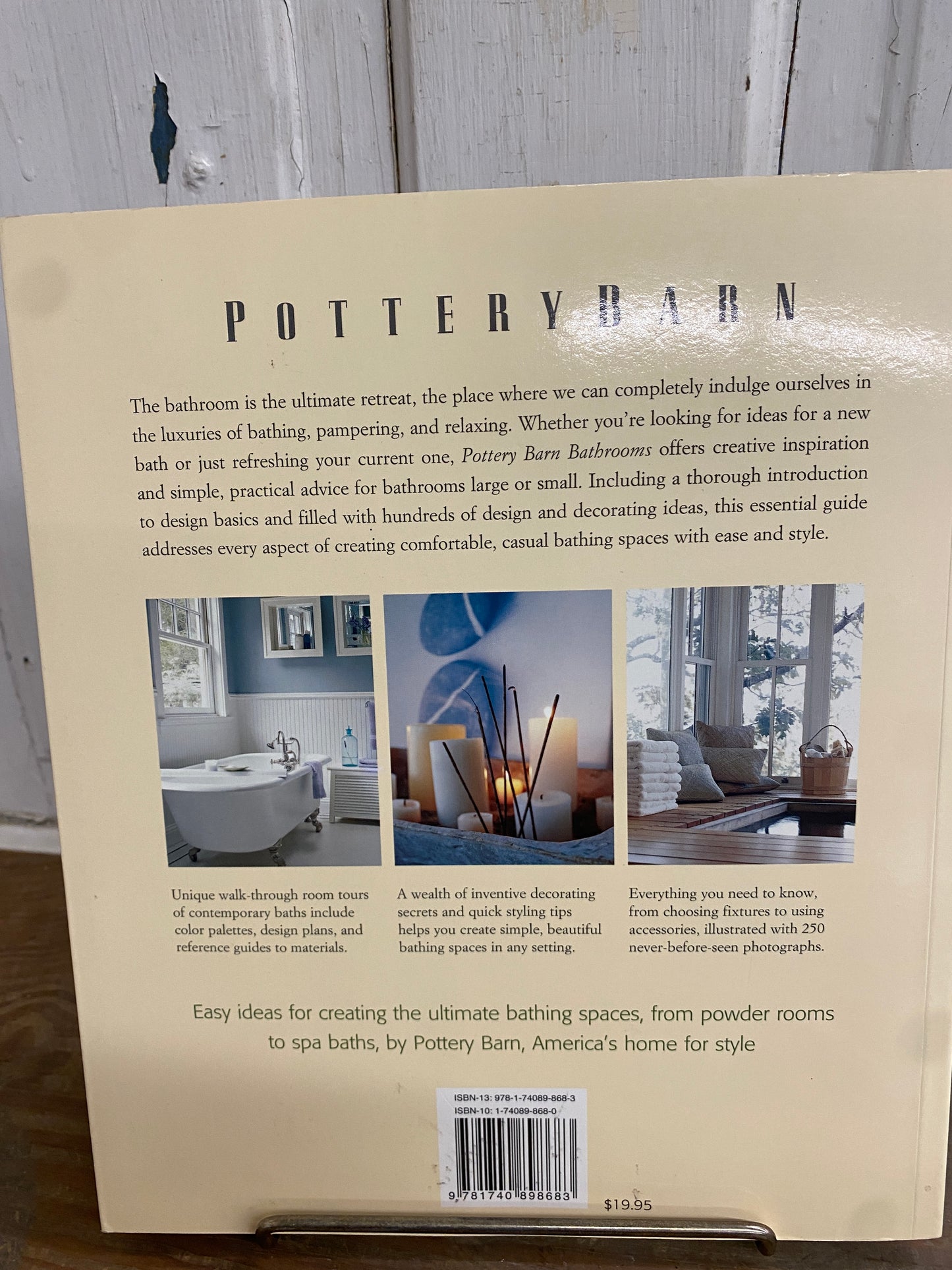 POTTERY BARN BATHROOM - BOOK