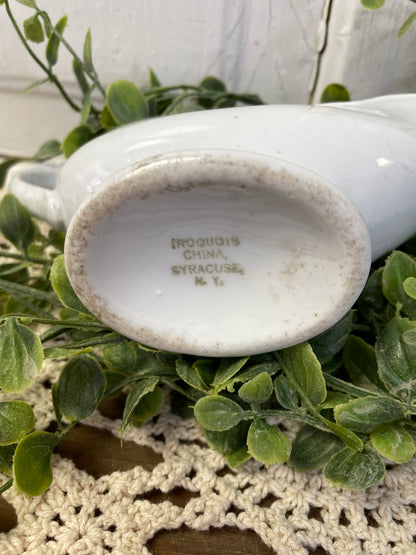 IROQUOIS CHINA GRAVY BOAT