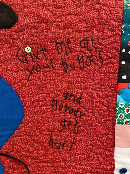 GRANDMA BUTTONS WALL HANGING