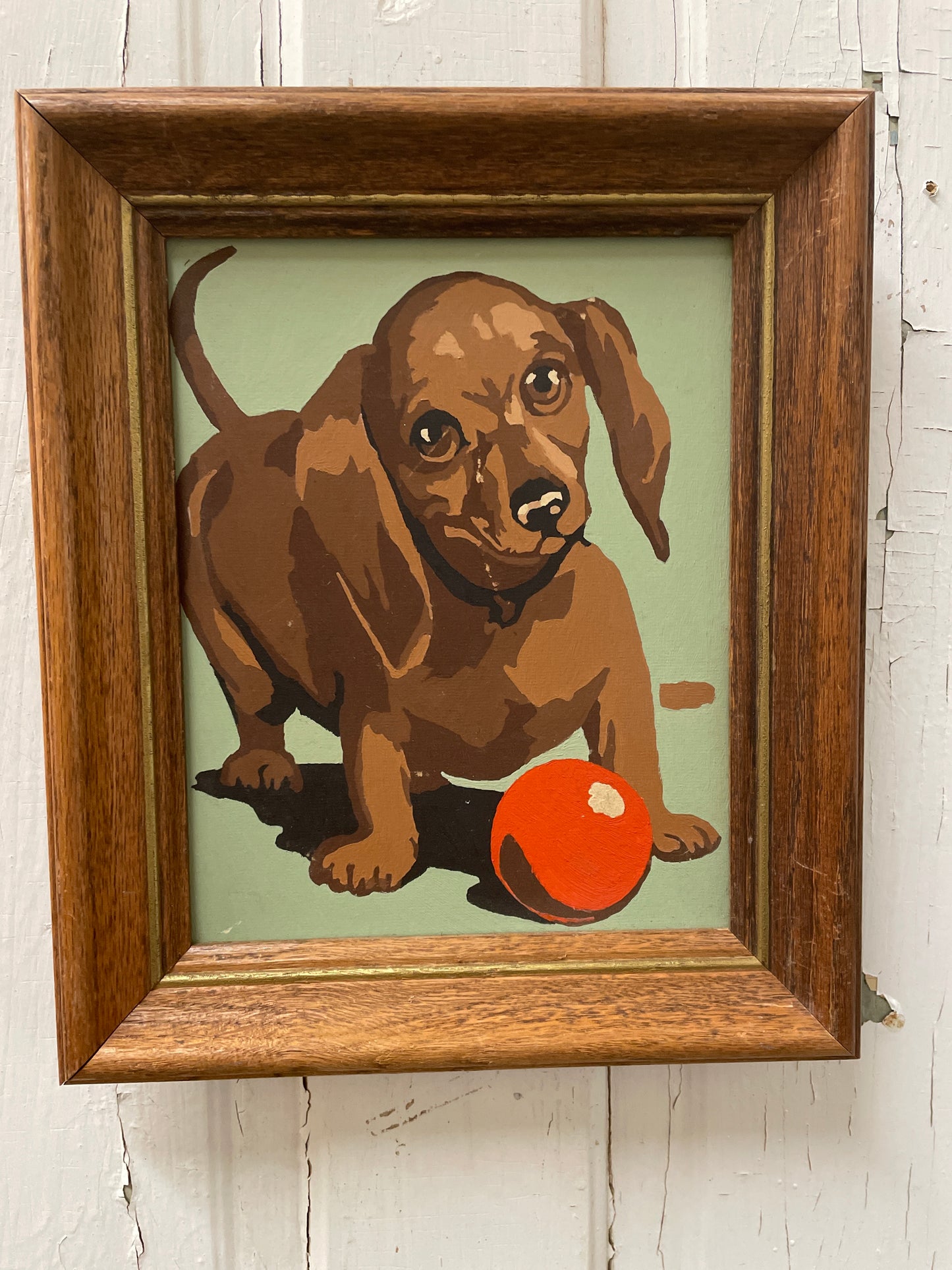 PUPPY BALL PAINT BY NUMBER