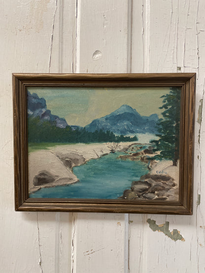 ORIGINAL ART - PAINTING BY EDDIE