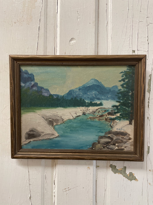 ORIGINAL ART - PAINTING BY EDDIE