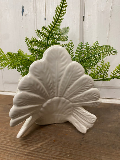 WHITE BIRD PLANTER