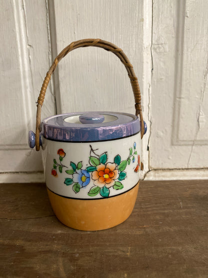LUSTERWARE BISCUIT JAR JAPAN