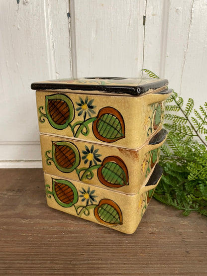 STACKING TRINKET BOX WITH LID
