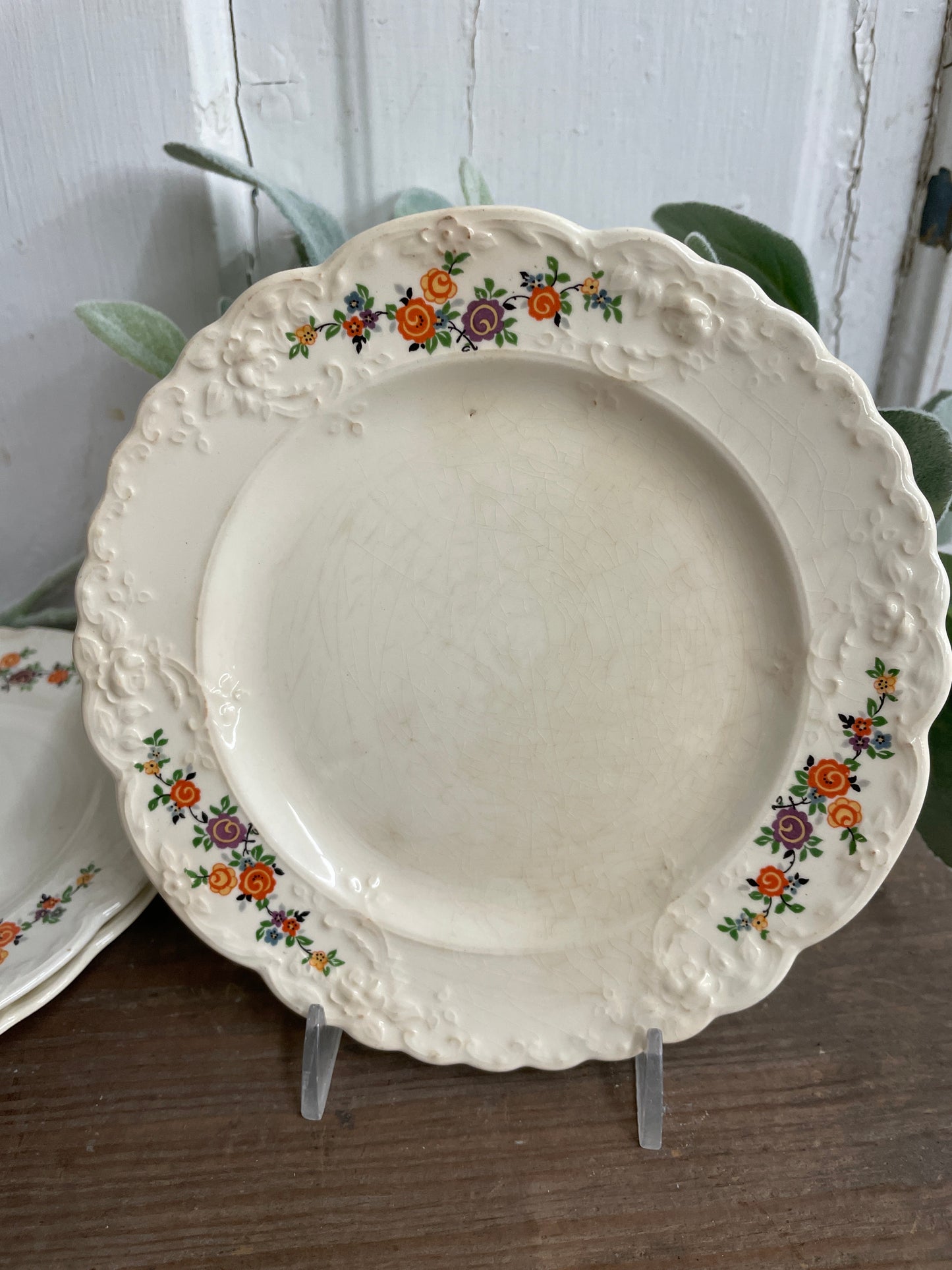FLORAL DESSERT PLATE
