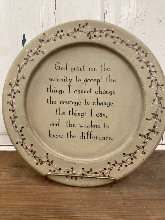 SERENITY PLATE