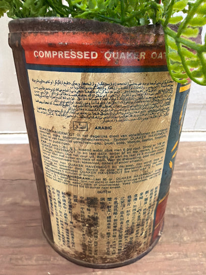 1930 QUAKER OATS TIN