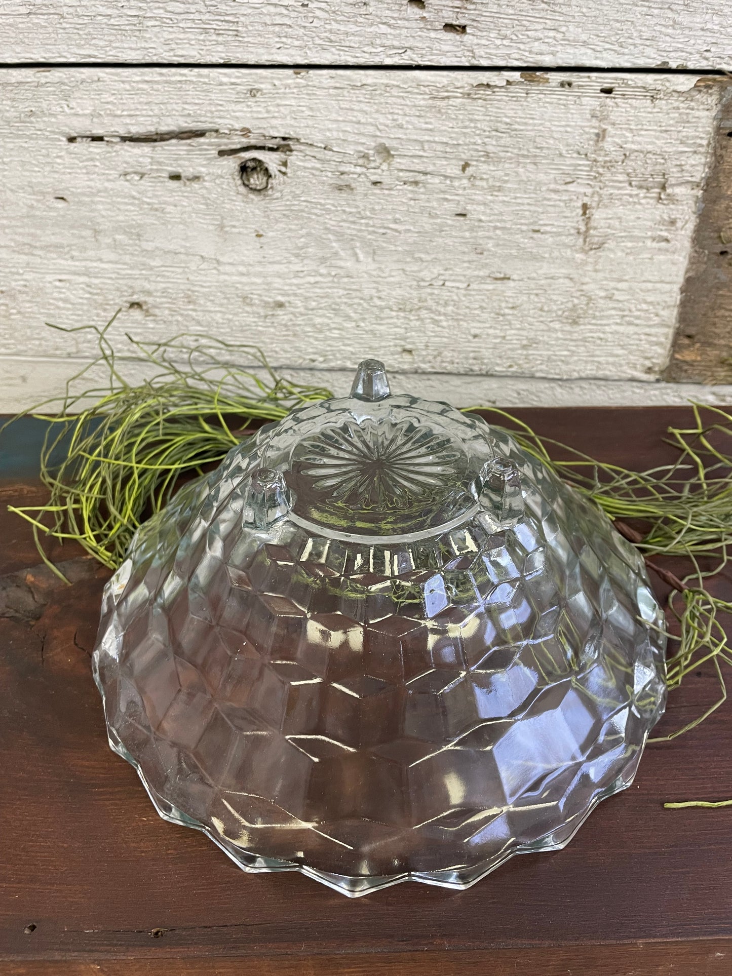 FOSTORIA AMERICAN GLASS SERVING BOWL
