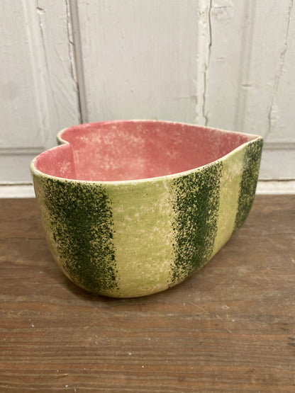 WATERMELON HEART SHAPED BOWL