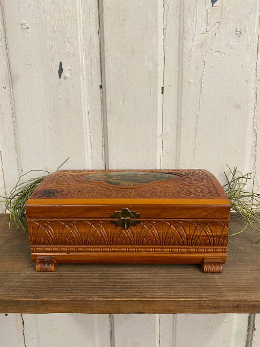 HAND CRAFTED JEWELRY BOX
