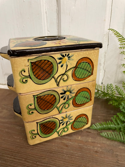STACKING TRINKET BOX WITH LID
