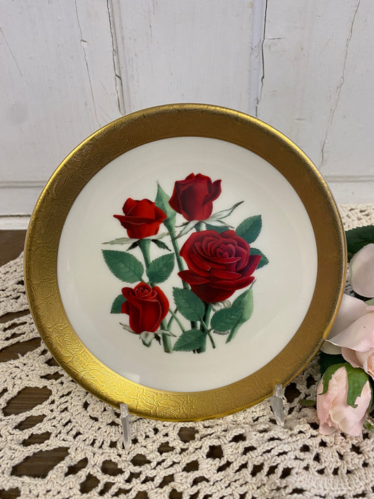 AMERICAN ROSE SOCIETY PLATE - BLACK JADE