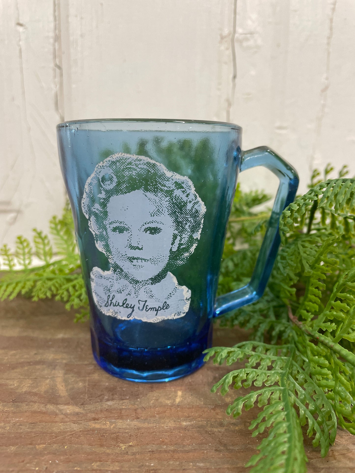 SHIRLEY TEMPLE BLUE MUG
