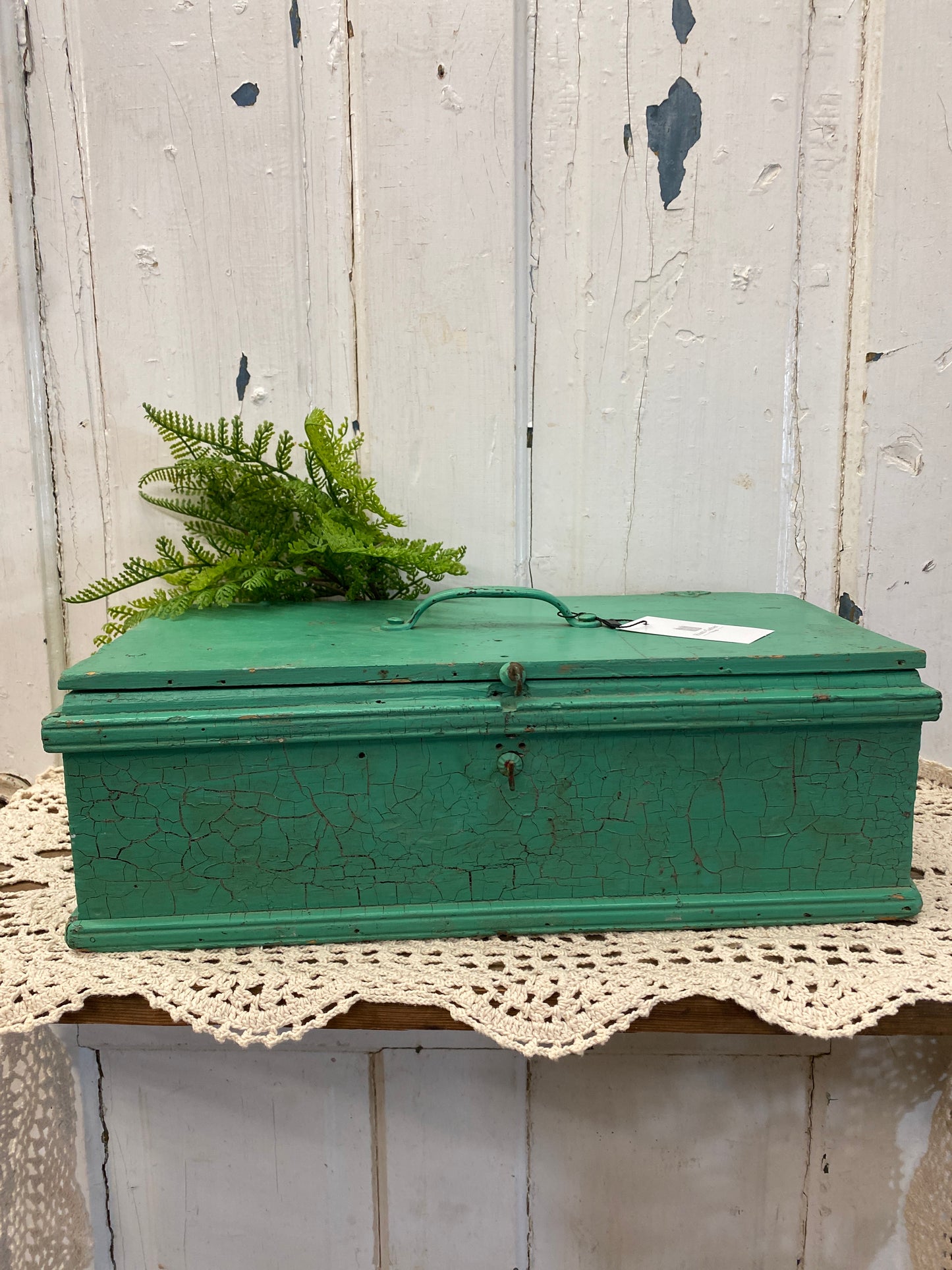 TEAL WOOD BOX