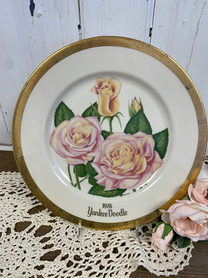 GORHAM ROSE PLATE - YANKEE DOODLE 1976