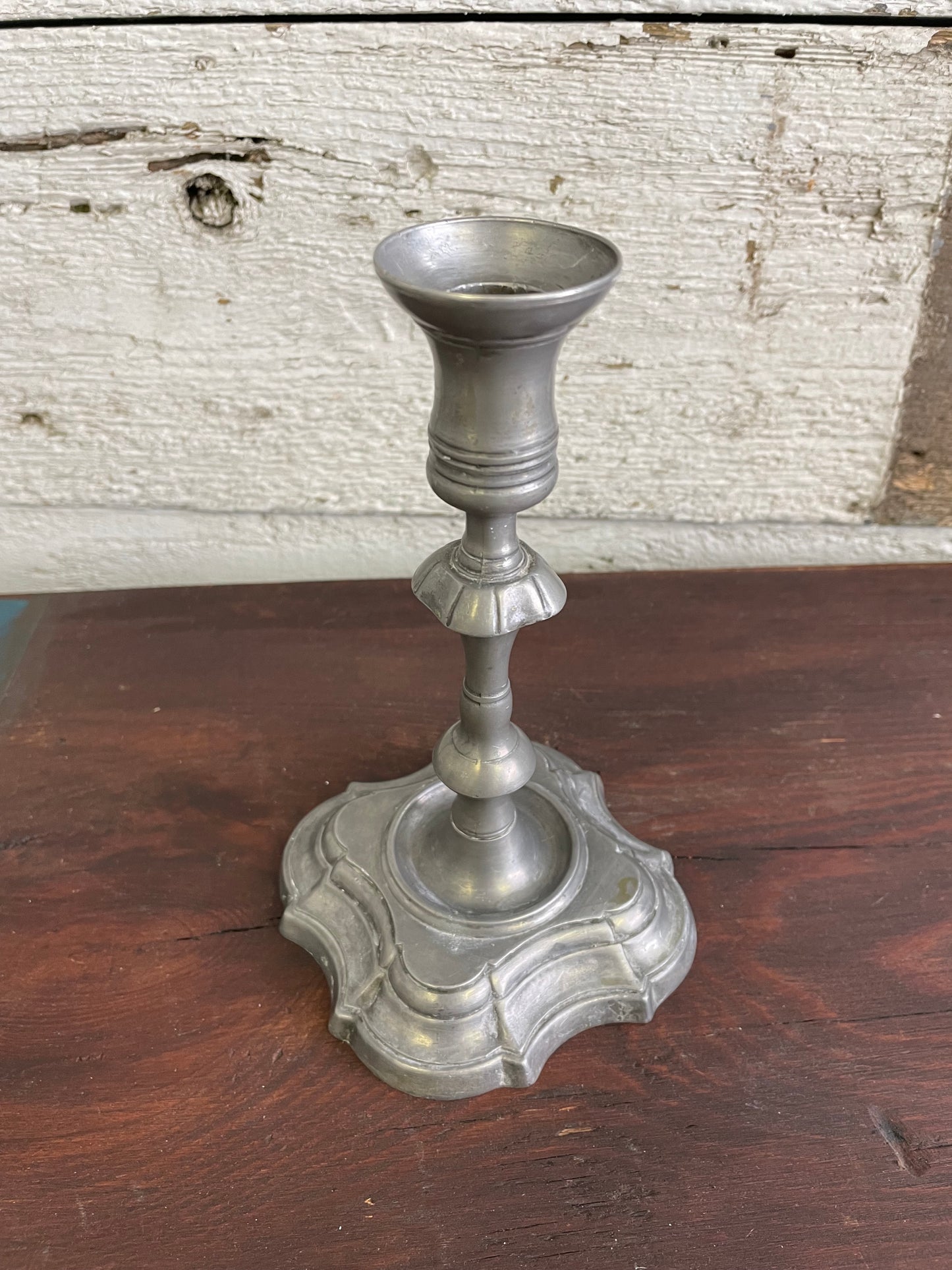 PEWTER CANDLESTICK