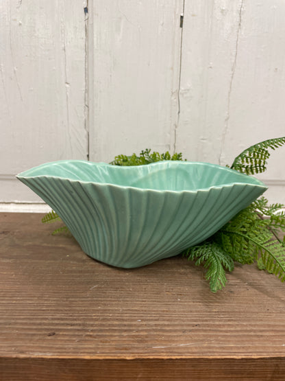 SHAWNEE POTTERY GREEN DISH