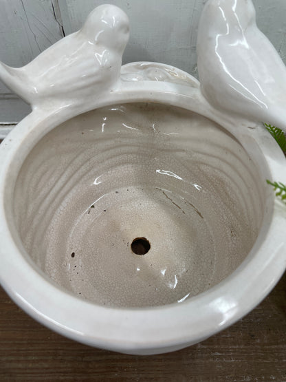 BIRD FLOWER POT