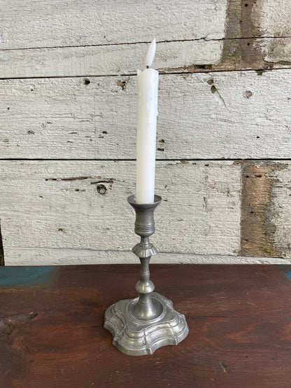 PEWTER CANDLESTICK