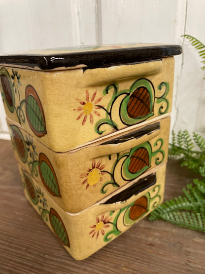 STACKING TRINKET BOX WITH LID