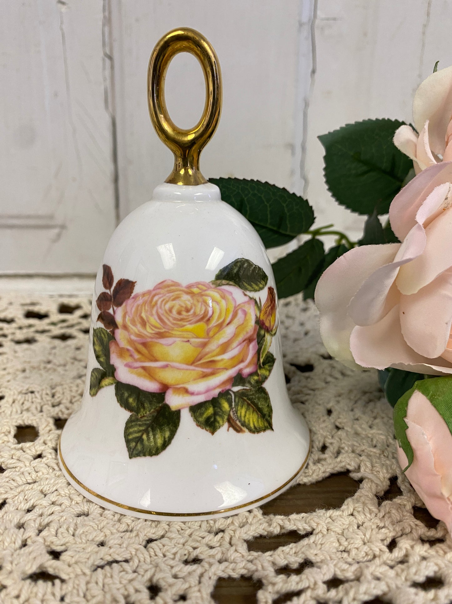 DANBURY MINT BELL - PEACE