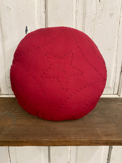 ROUND PATRIOTIC PILLOW