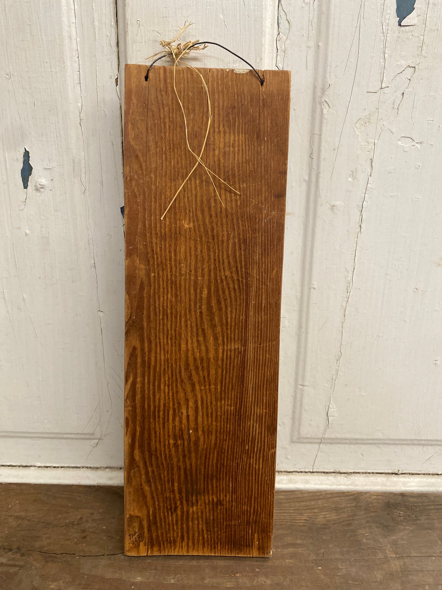 WOOD FLAG WALL HANGING