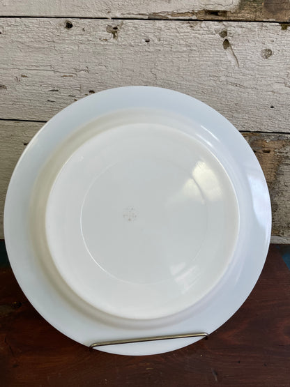 PYREX REGENCY GREEN MILK GLASS PLATE