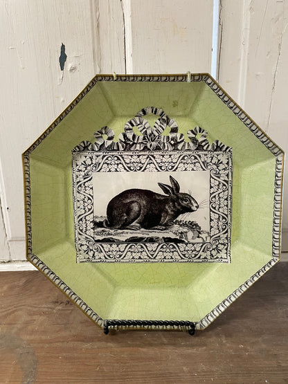 BLACK BUNNY PLATE