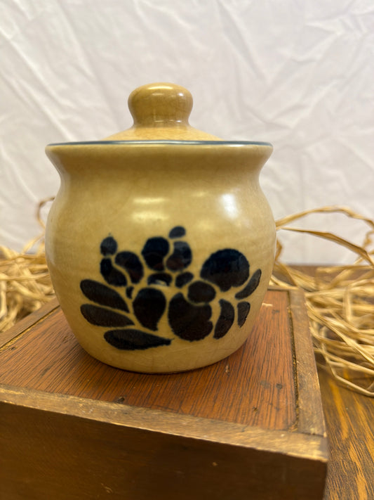 Folk art, sugar bowl