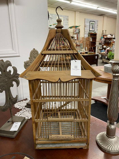WOOD BIRDCAGE