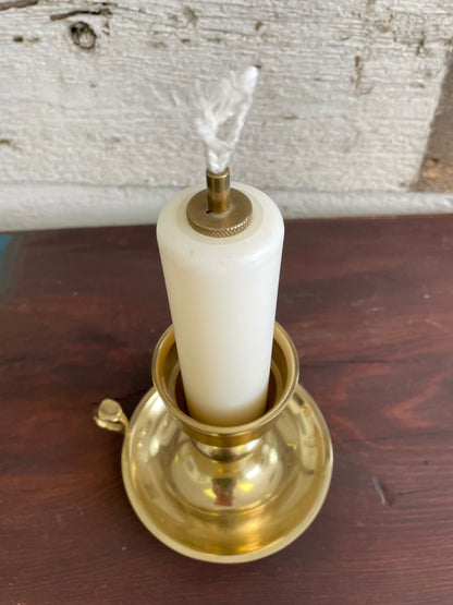 BRASS TAPER CHAMBERSTICK