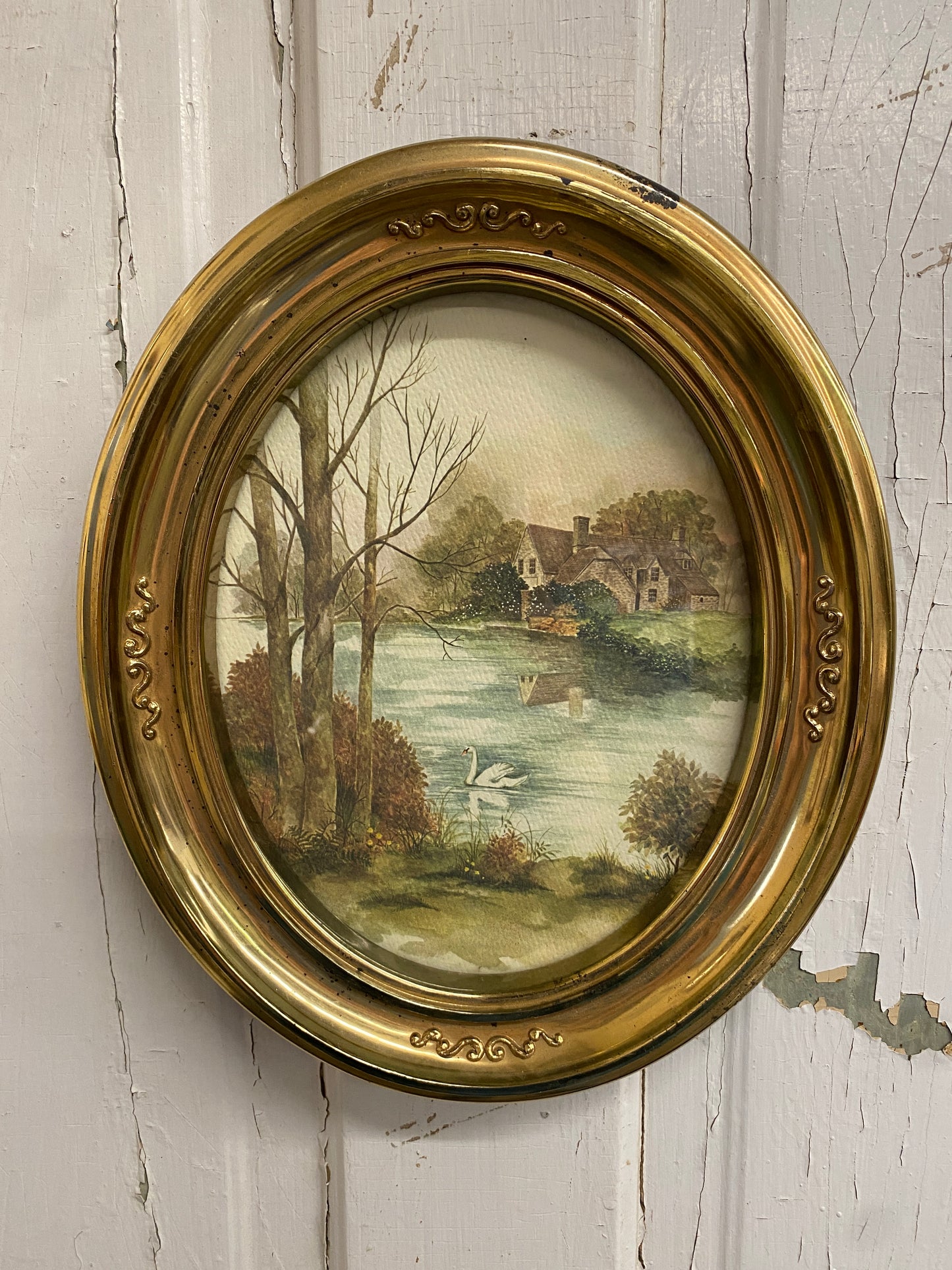 SWAN OVAL PICTURE