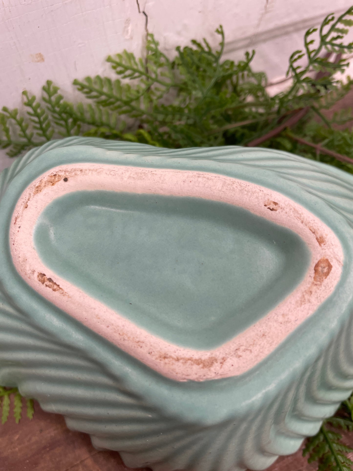 SHAWNEE POTTERY GREEN DISH