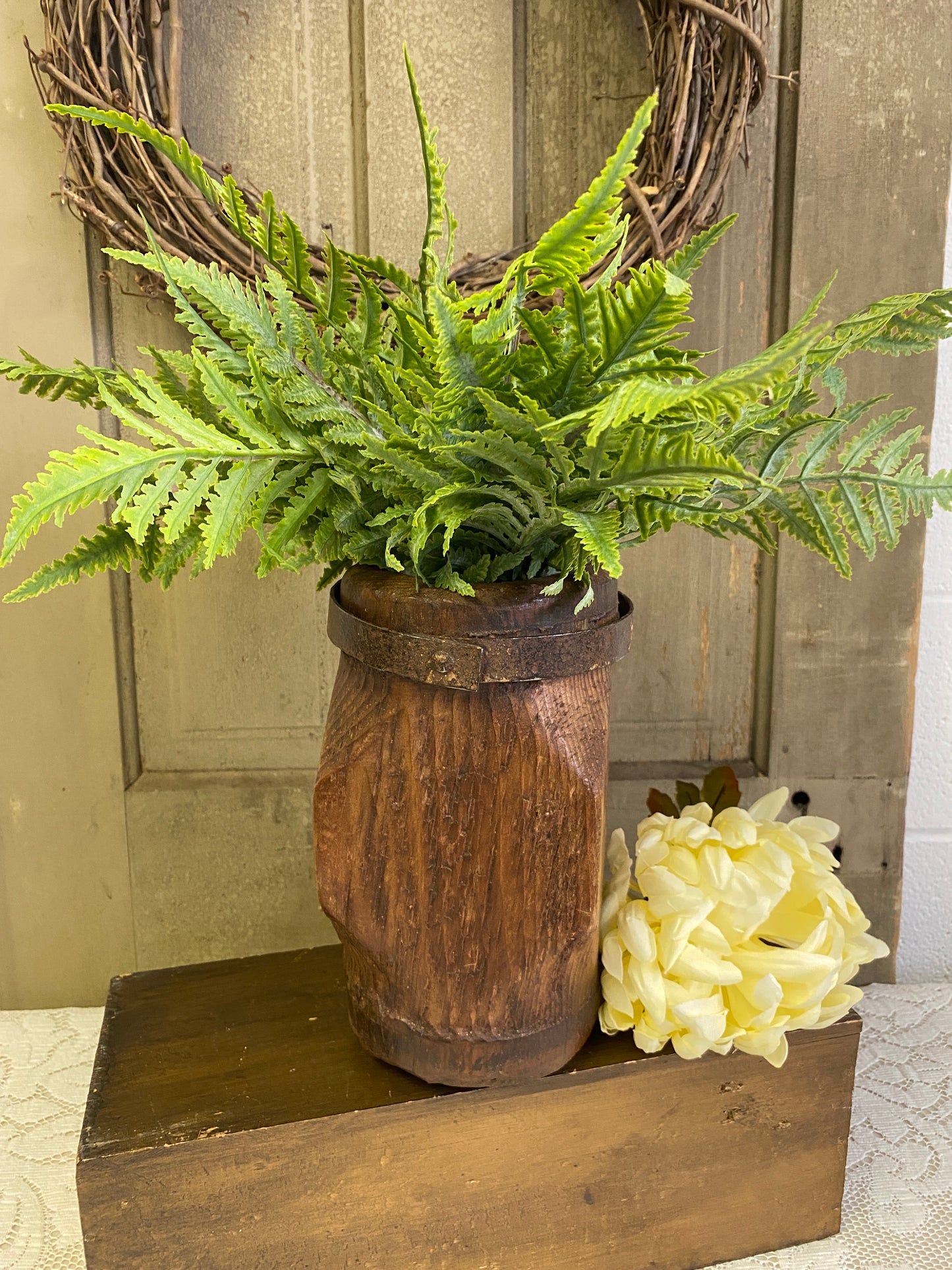 VINTAGE WOOD PIPE CONNECTOR